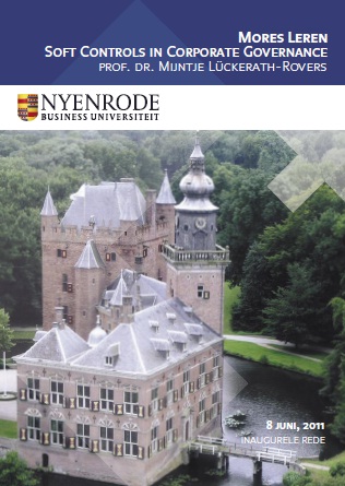 Plaatje bij Inaugurele Rede: Mores Leren. Soft Controls in Corporate Governance